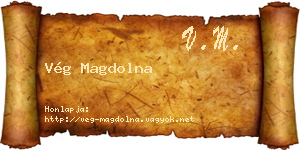 Vég Magdolna névjegykártya