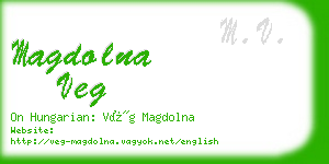 magdolna veg business card